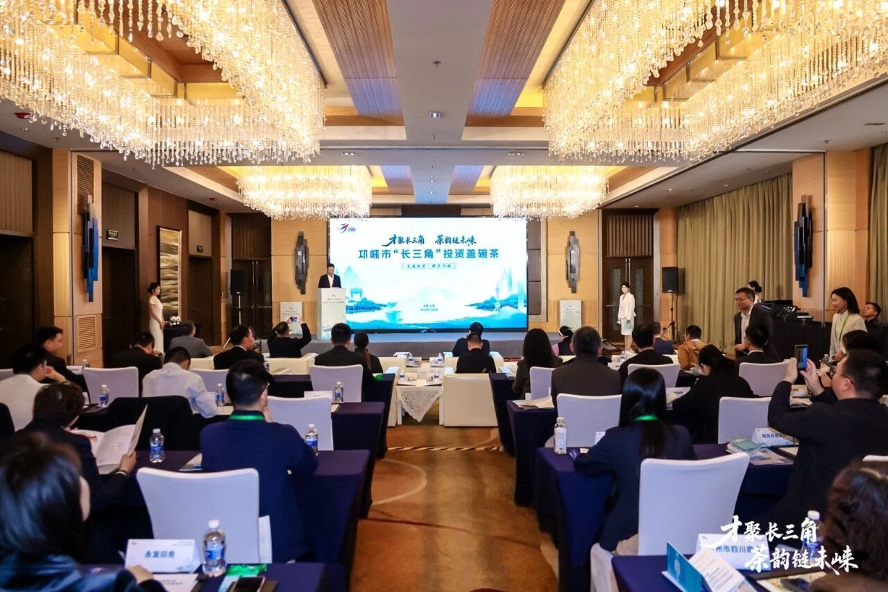 茶香漫溢黄浦江！邛崃“投资盖碗茶”牵手长三角，共绘高质量发展新图景