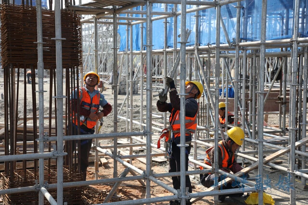 赋能区域经济发展，羊安现代物流园主体施工全面推进