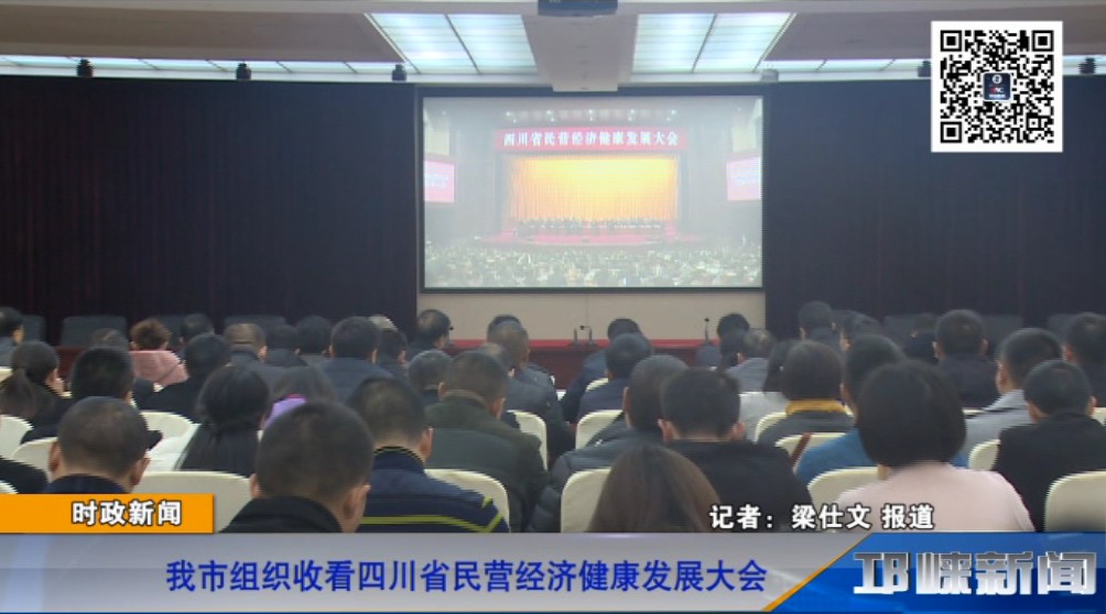 【20181120】我市组织收看四川省民营经济健康发展大会