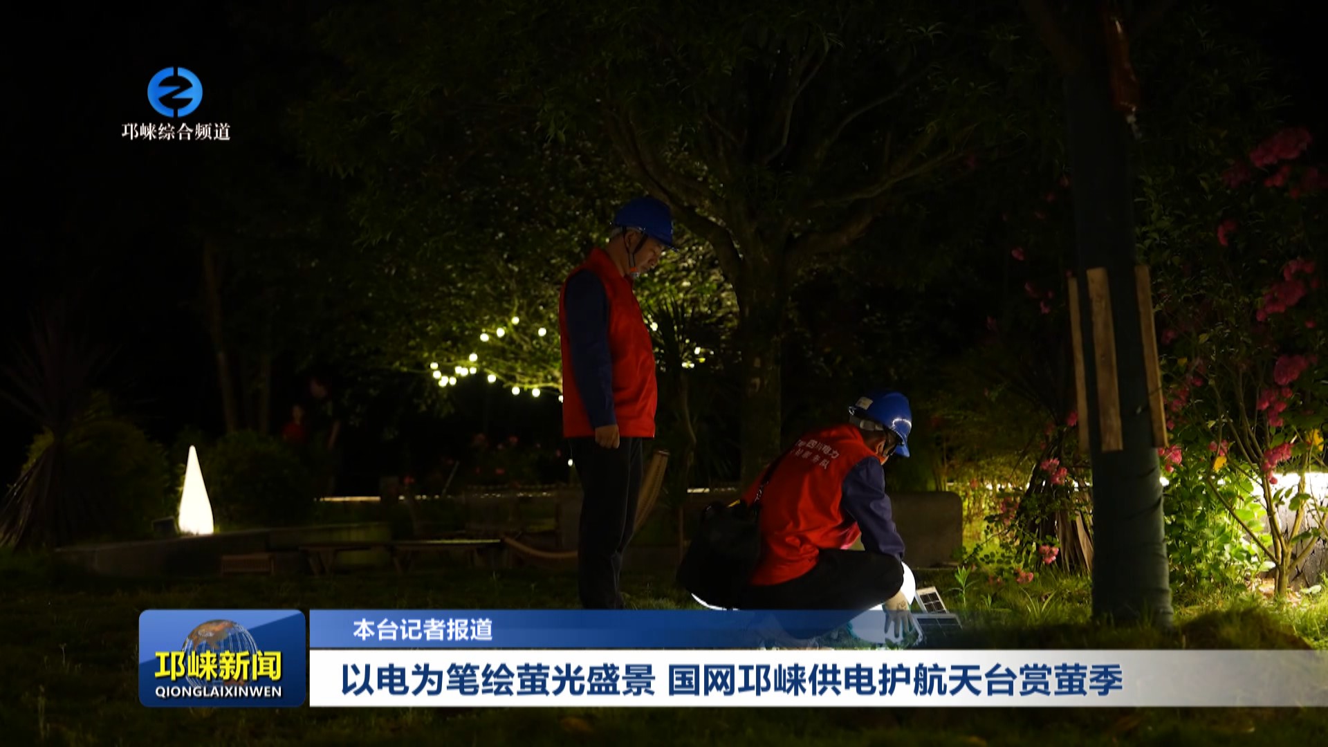 【20250526】以电为笔绘萤光盛景 国网邛崃供电护航天台赏萤季