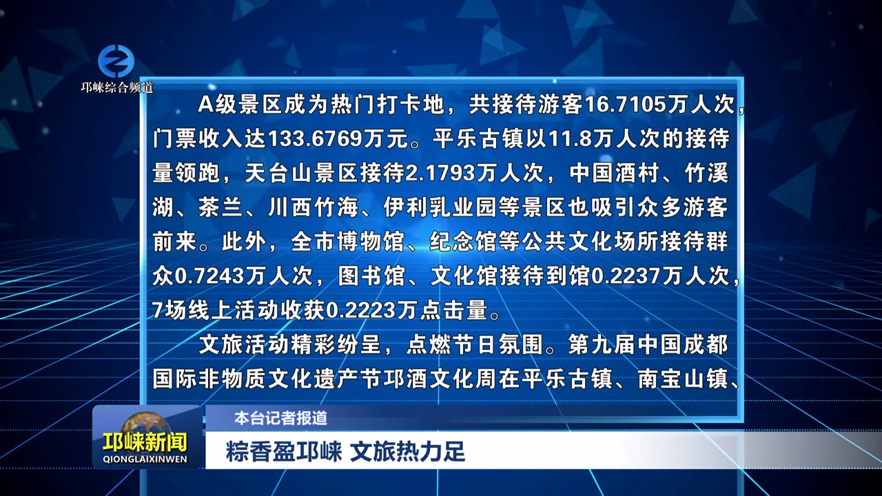 【20250603】粽香盈邛崃 文旅热力足